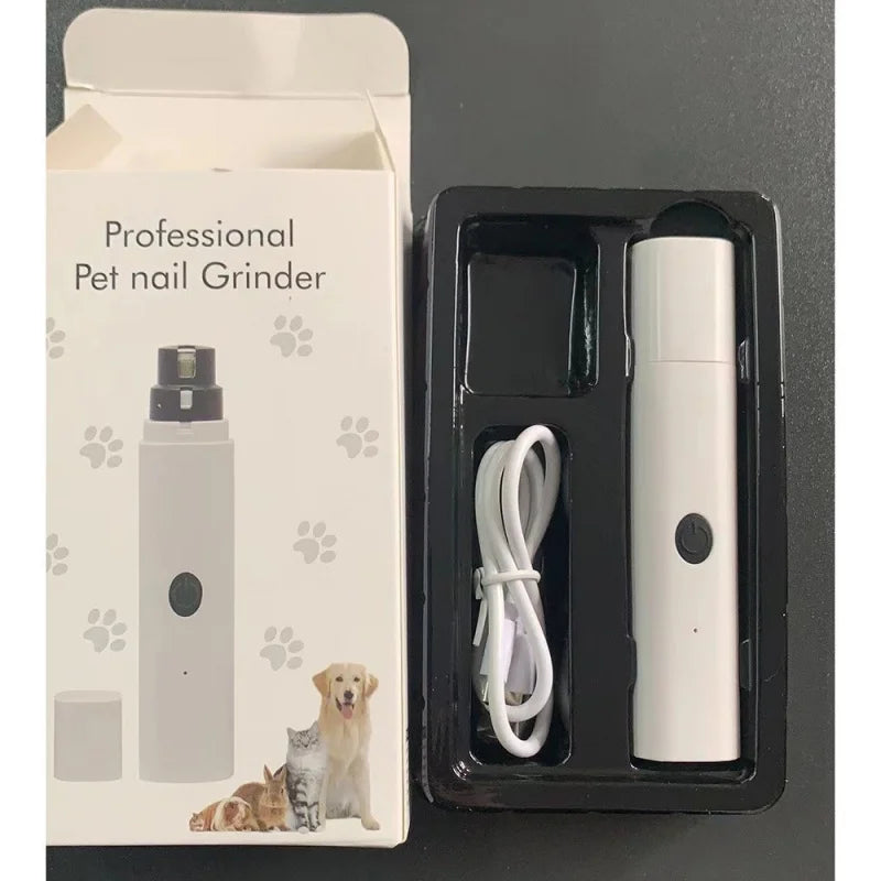 Quiet Pet Nail Grinder with Safety Guard & LED Light