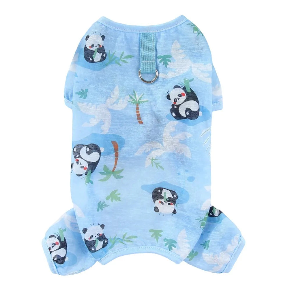 Breathable Mesh Cooling Jumpsuit for Small & Medium Dogs & Cats