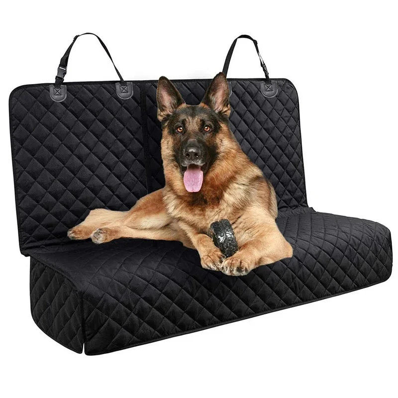 Waterproof Dog Car Seat Cover for Back Seat — Non-Slip Universal Fit