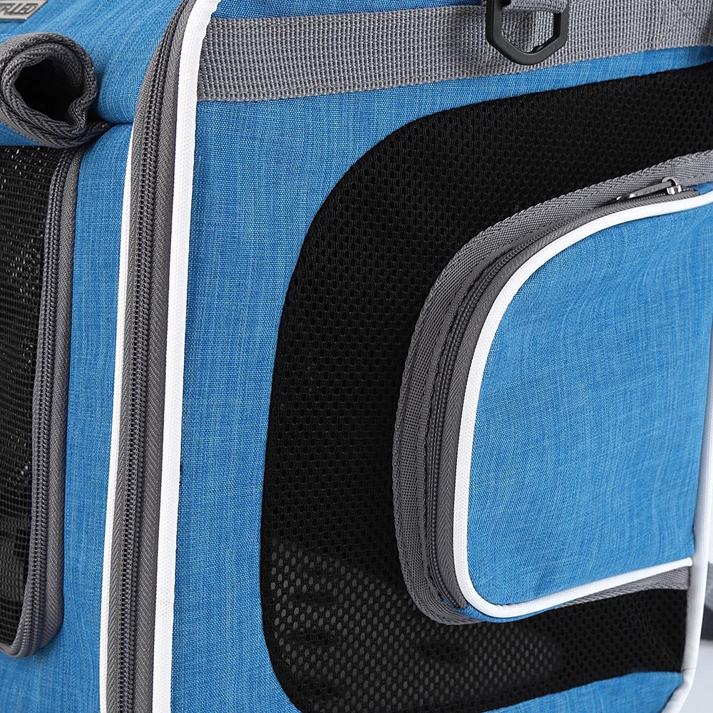 Expandable Soft-Sided Pet Carrier with Four Access Openings