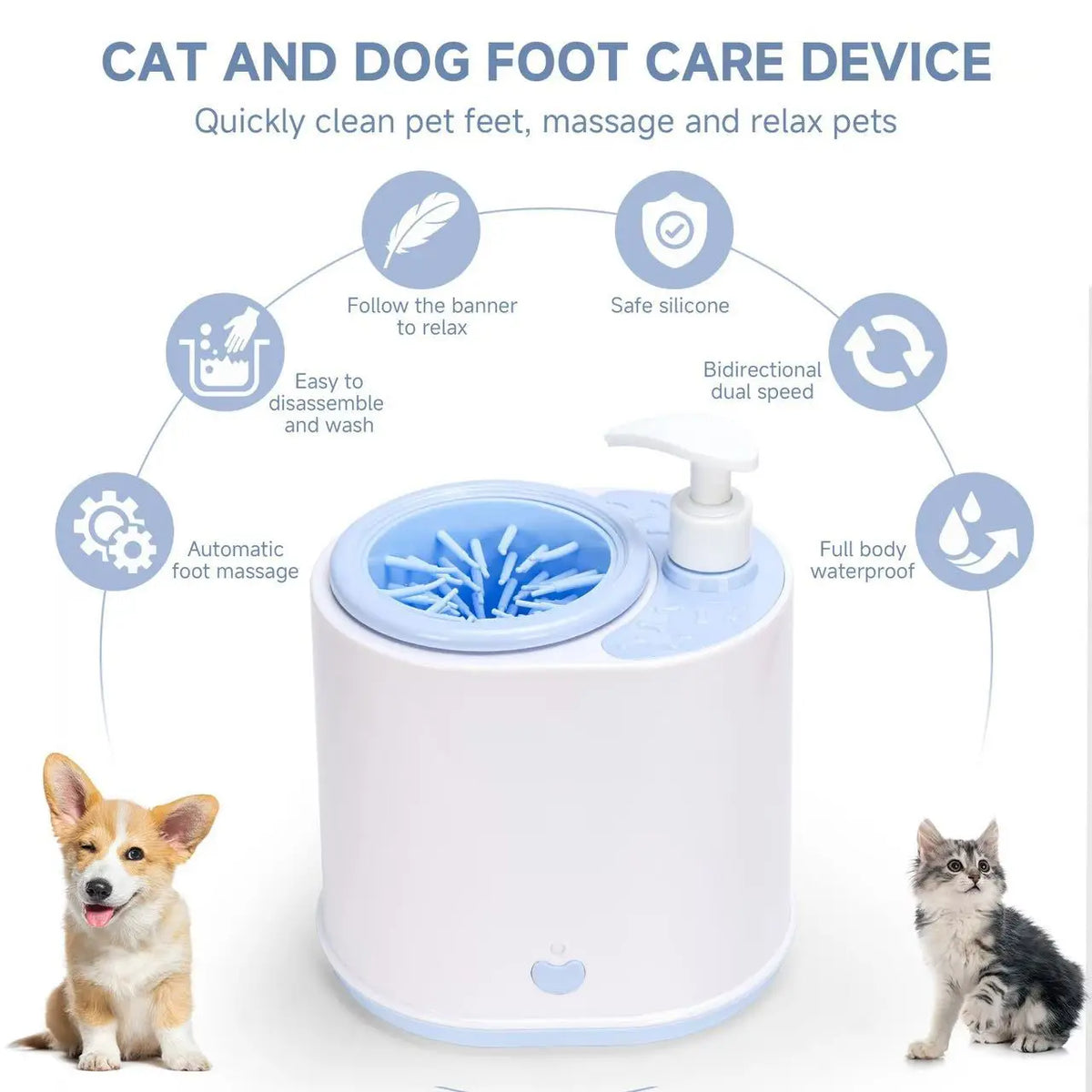 Electric Paw Cleaner for Dogs & Cats