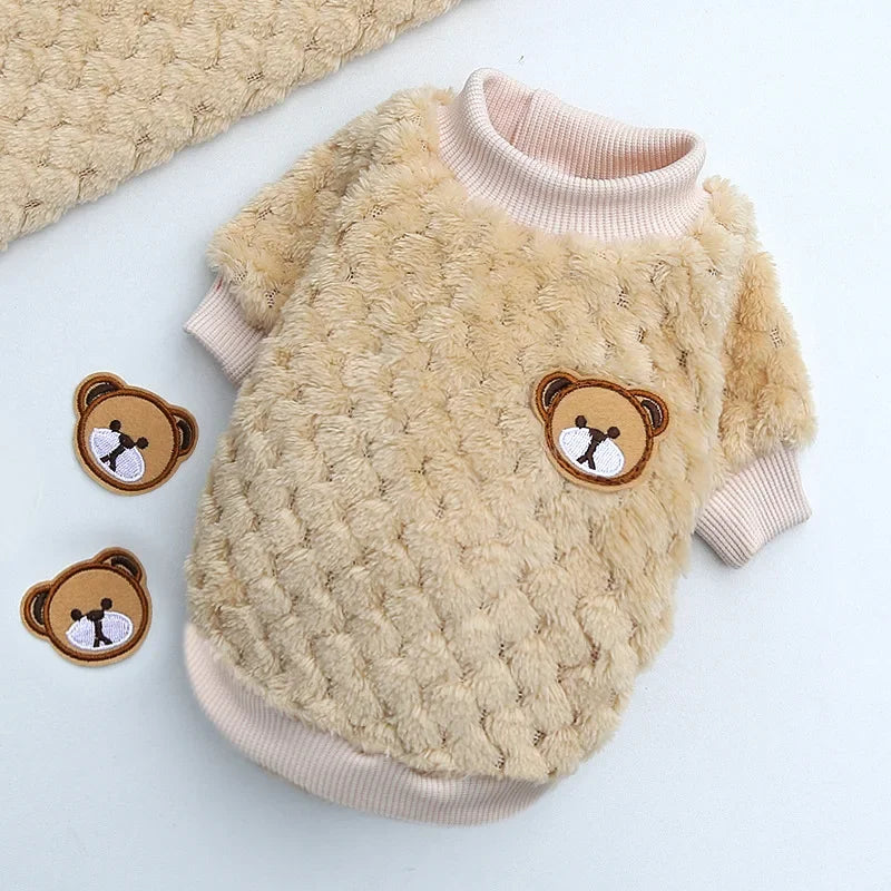 Manteau pull chaud pour chiot | Pull d'automne-hiver pour chiens et chats de petite taille