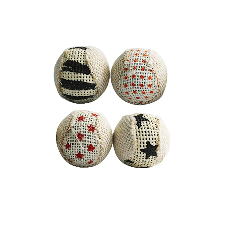 Sisal Scratching Ball Interactive Cat Toy