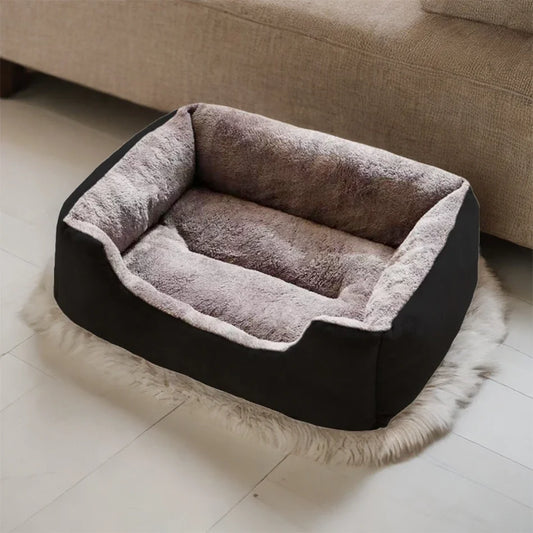 Cozy Pet Bed for Cats and Dogs - Soft Cushion Basket