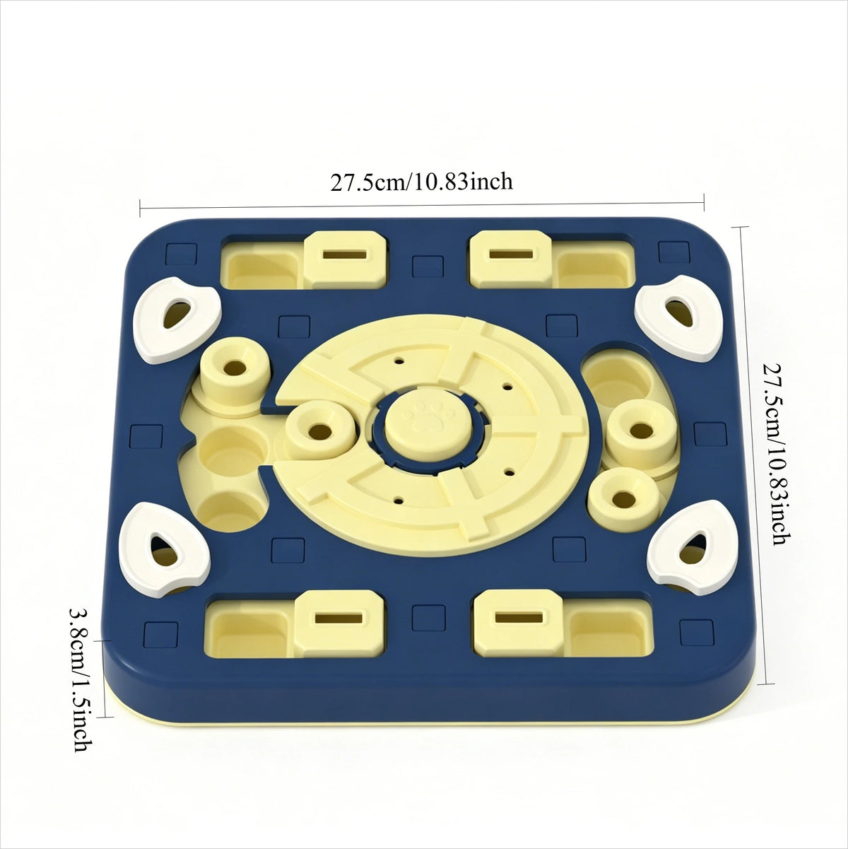Pet Puzzle Feeder – Sliding Lid Slow Feeder Treat Toy for Cats & Dogs
