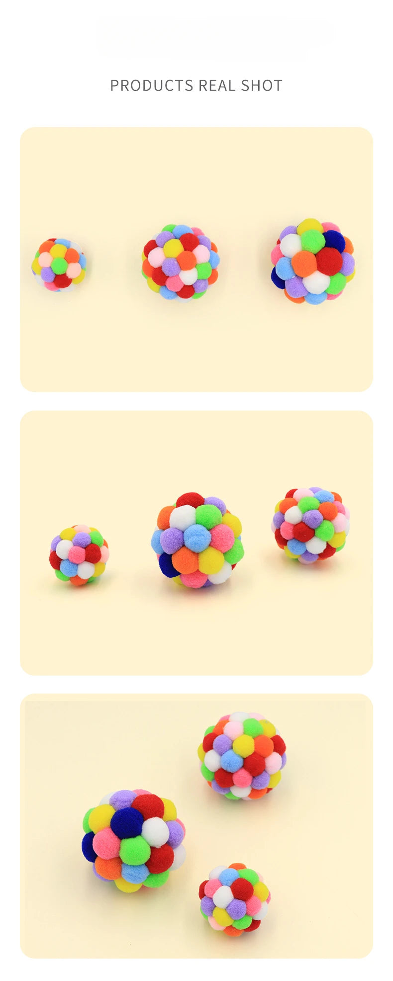 Plush Bell Ball Toy for Cats