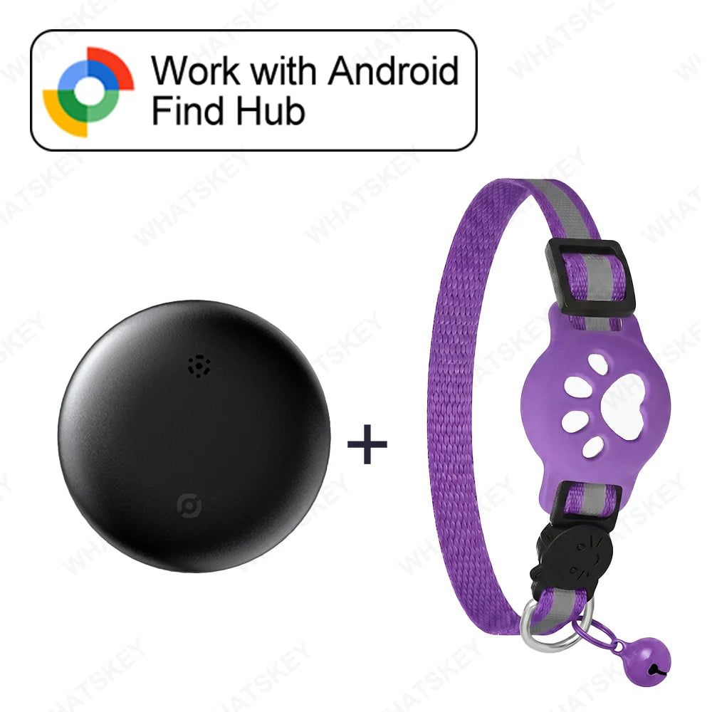 Google Find My Device Pet Collar Tracker for Cats & Dogs — Android Compatible