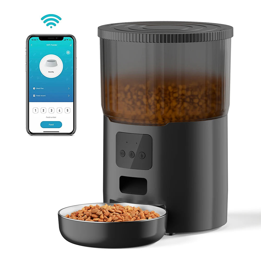 4L Pet Feeder Tuya WIFI Automatic Dog Food Dispenser Smart Cat Feeder 2L Cat Automatic Drinking Fountain Dog Water Feeder
