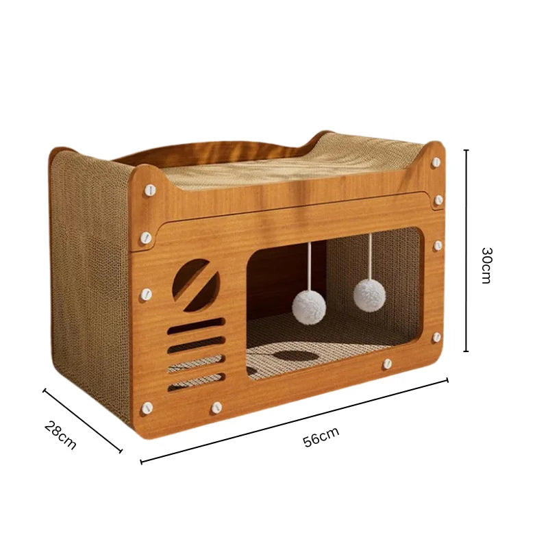 2-in-1 Cat Scratching Board & Post