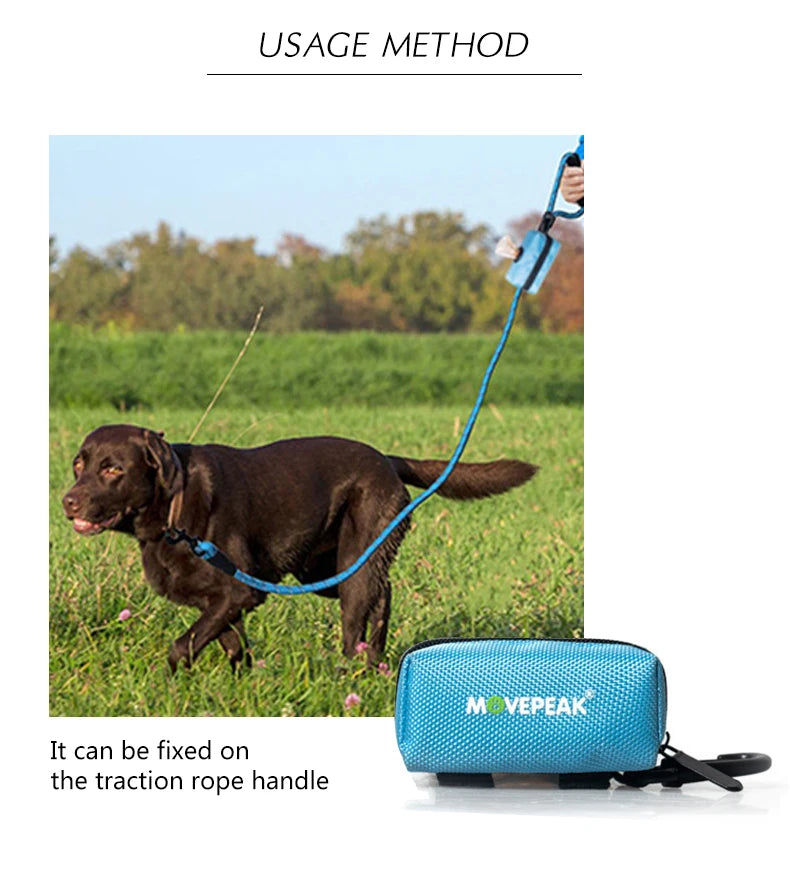 Adjustable Leash Poop Bag Holder