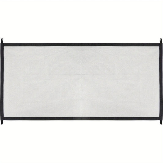Portable Pet Dog Fence - Folding Safety Barrier with No-Drill Installation