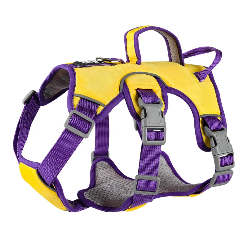 No Pull French Bulldog Harness with Grip Pet Outdoor Walking Supplies for Small Medium Dogs Reflective Strong Dog Harnesses