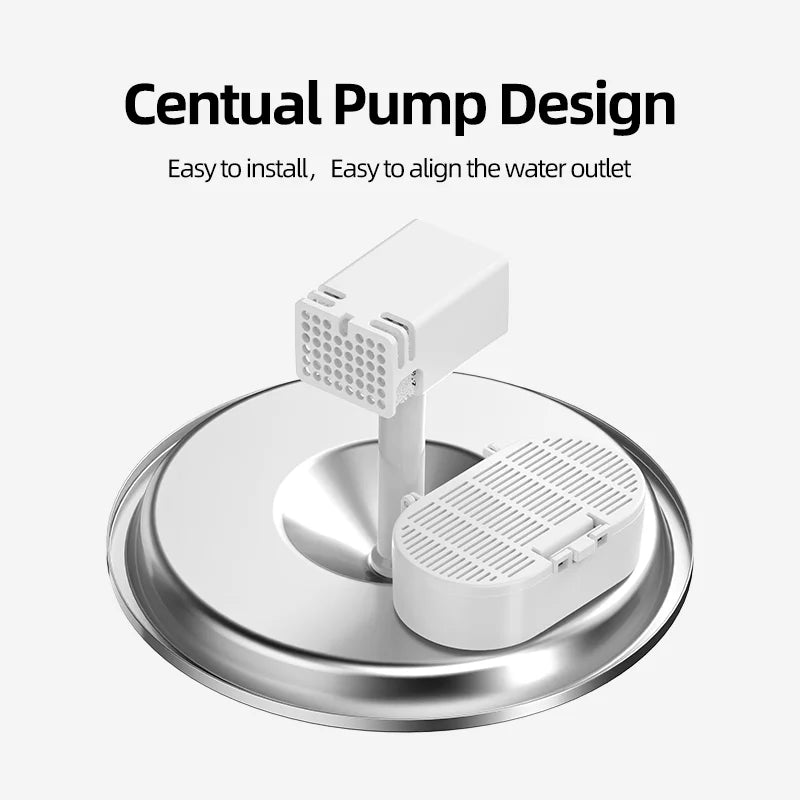 Pompe à eau de remplacement pour fontaine à eau pour chat de 2 L