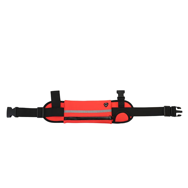Laisse pour chien mains libres avec ceinture réfléchissante et pochette de rangement