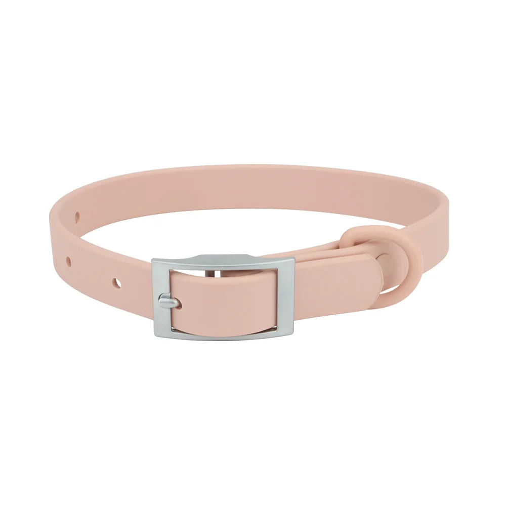Waterproof Adjustable PVC Pet Collar — 12 Colours