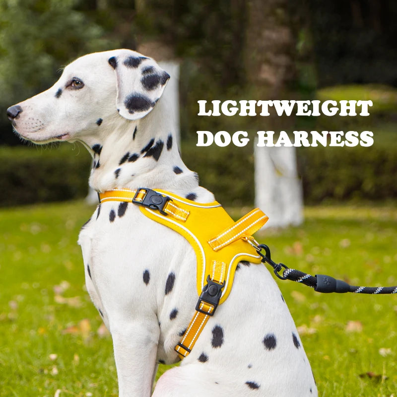 Ultra-Light Dog Harness Vest — Quick-Fit Saddle Design, No-Pull Chest Strap & Escape-Proof