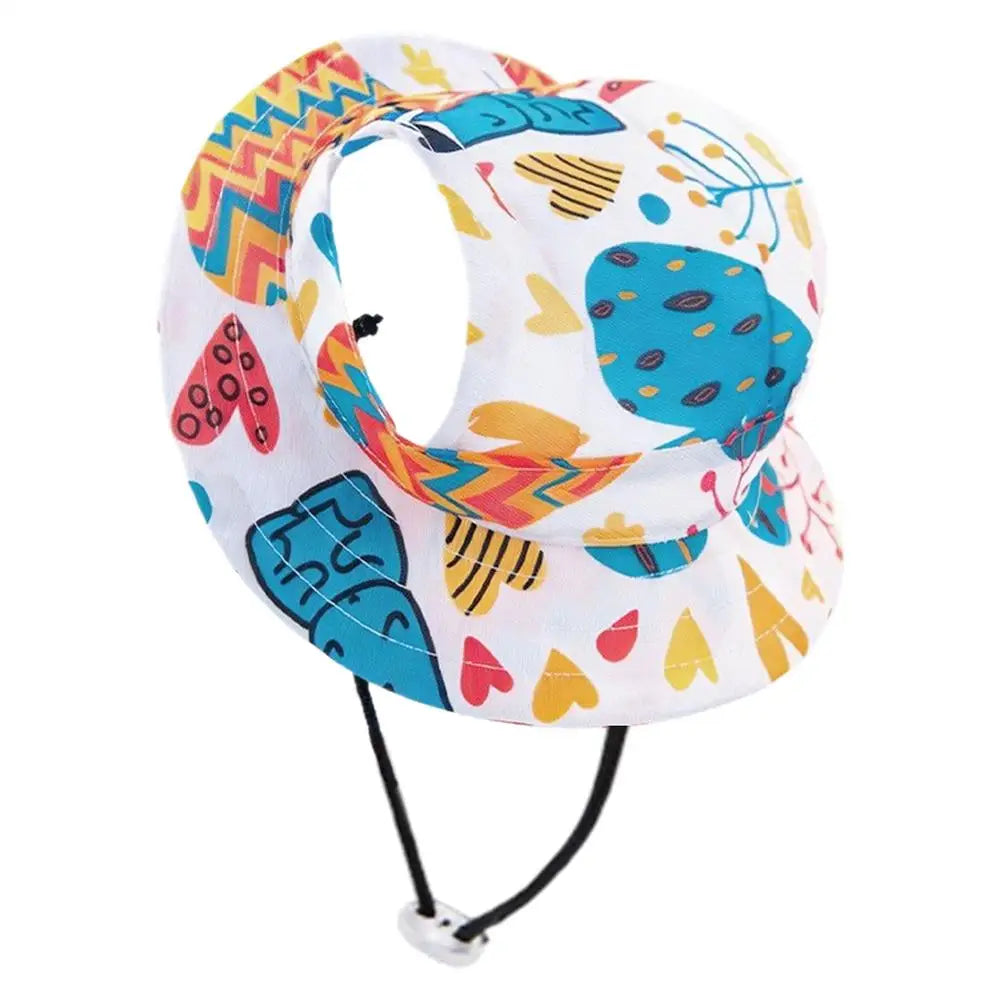 Adjustable Sun Hat for Cats & Small Dogs