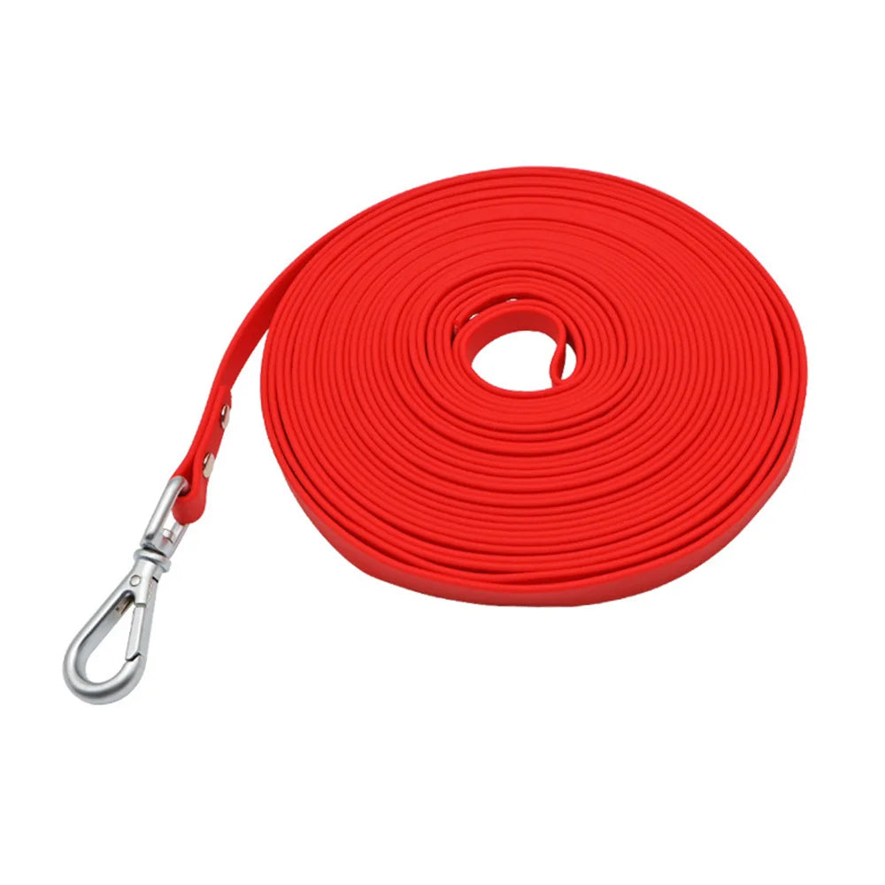 Waterproof PVC Long Dog Leash – Easy Clean Training Lead 1.5m to 20m