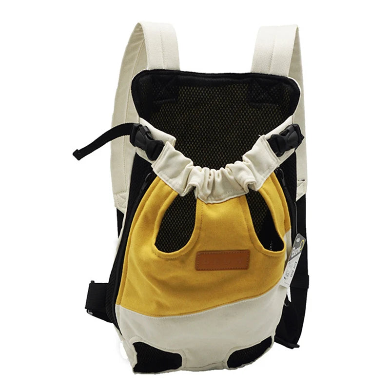 Breathable Mesh Pet Carrier Backpack for Small Dogs & Cats