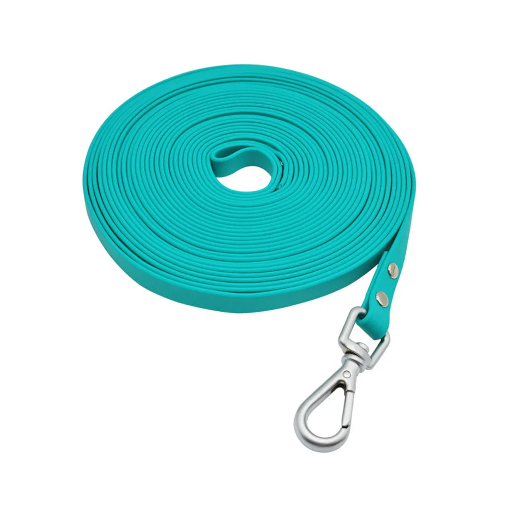 Waterproof PVC Long Dog Leash – Easy Clean Training Lead 1.5m to 20m