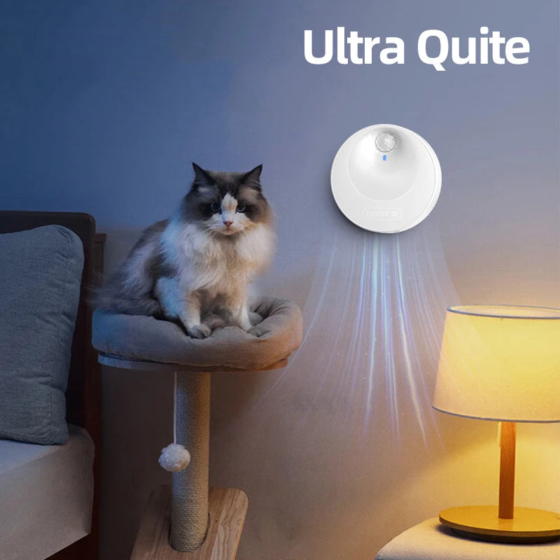 Smart Cat Litter Deodoriser — 4000mAh Automatic Odour Purifier for Litter Boxes