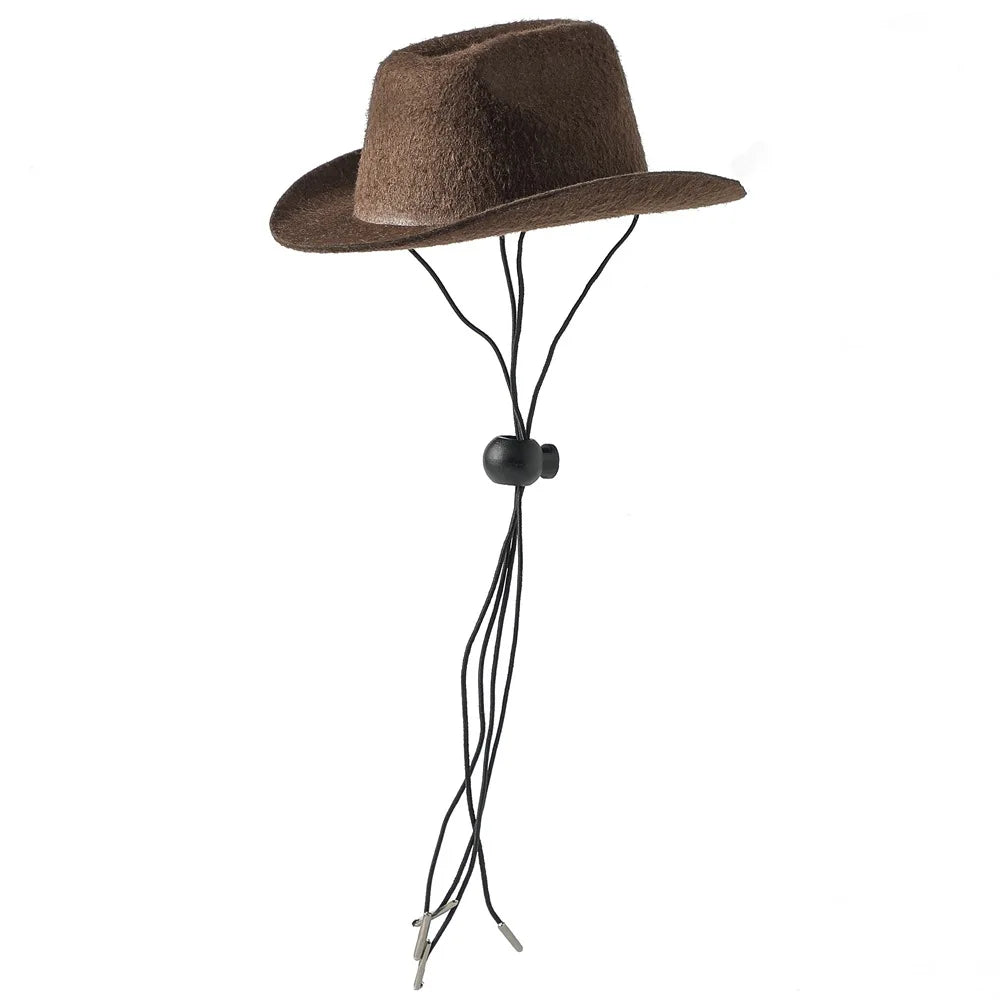 Western Cowboy Pet Hat for Cats & Small Dogs