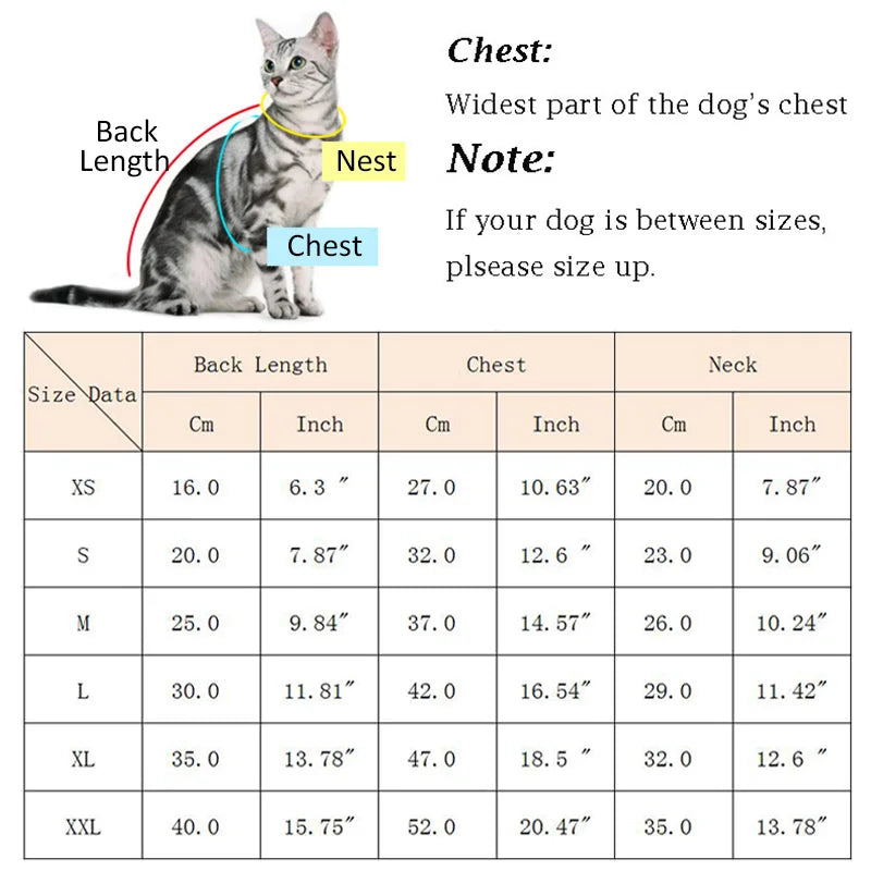 Cotton Print Dress for Cats & Small Dogs