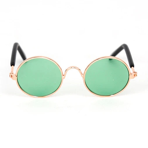 Vintage Round Pet Sunglasses for Cats & Small Dogs