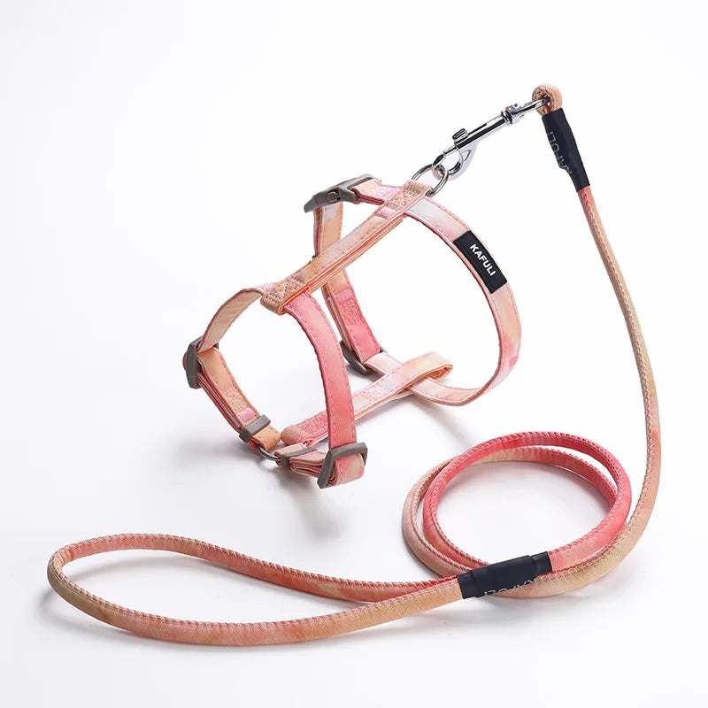 Adjustable Harness & Leash Set for Small Dogs & Cats