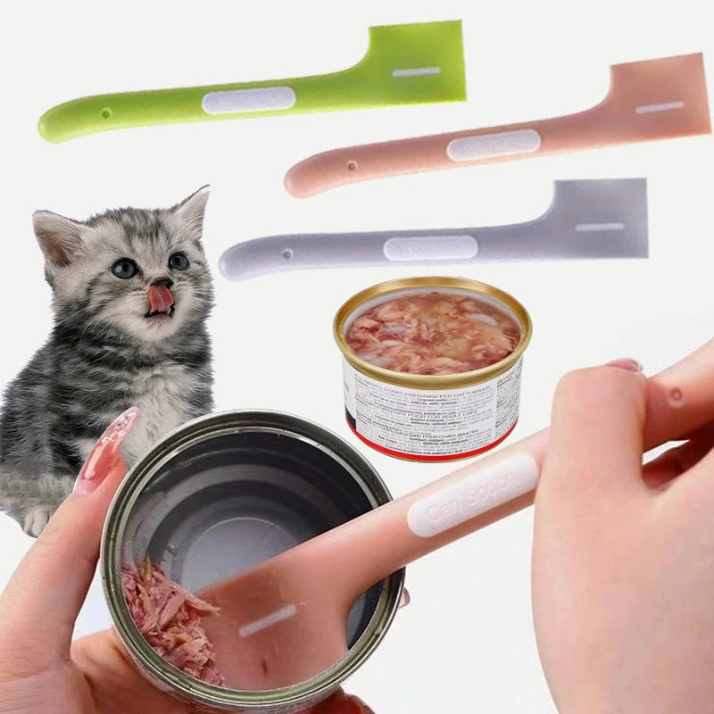 Silicone Pet Food Can Spoon & Lid Cover