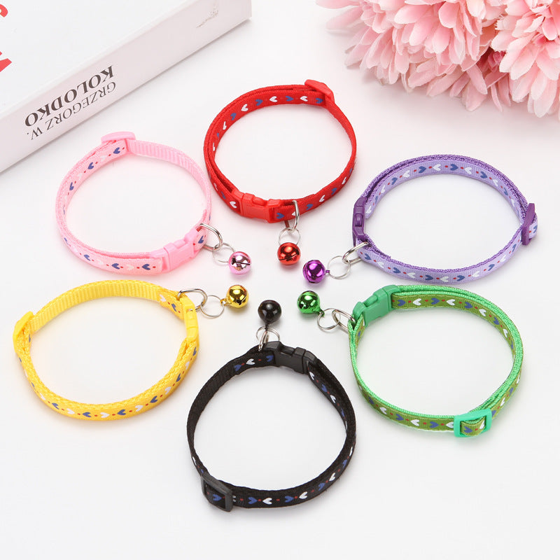 Adjustable Cat Collar with Bell