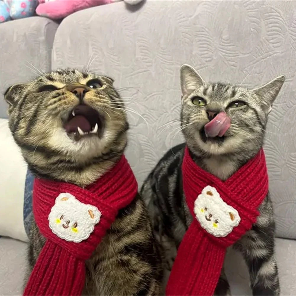 Printed Neck Scarf for Cats & Small Dogs