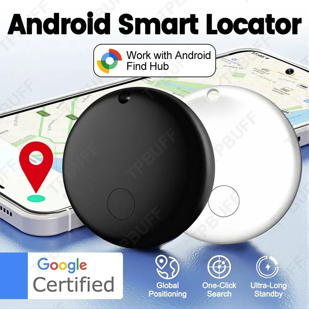 Bluetooth Tracker Compatible with Google Find My Device — 1 or 2 Pack