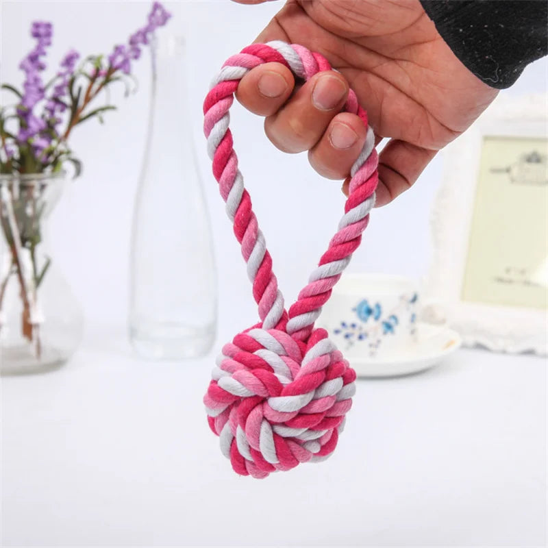 Puppy Dog Chew Toys Ropes Bite-resistant Molar Stick for Small Dogs Chihuahua French Bulldog Cleaning Teeth Toy Pet Accessories