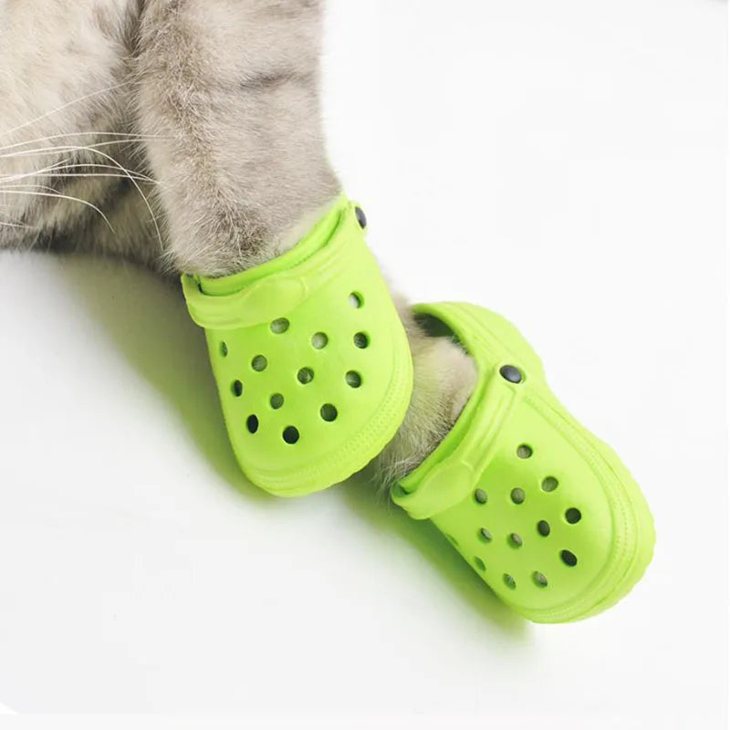 Chaussures de plage imperméables pour animaux de compagnie - Lot de 2