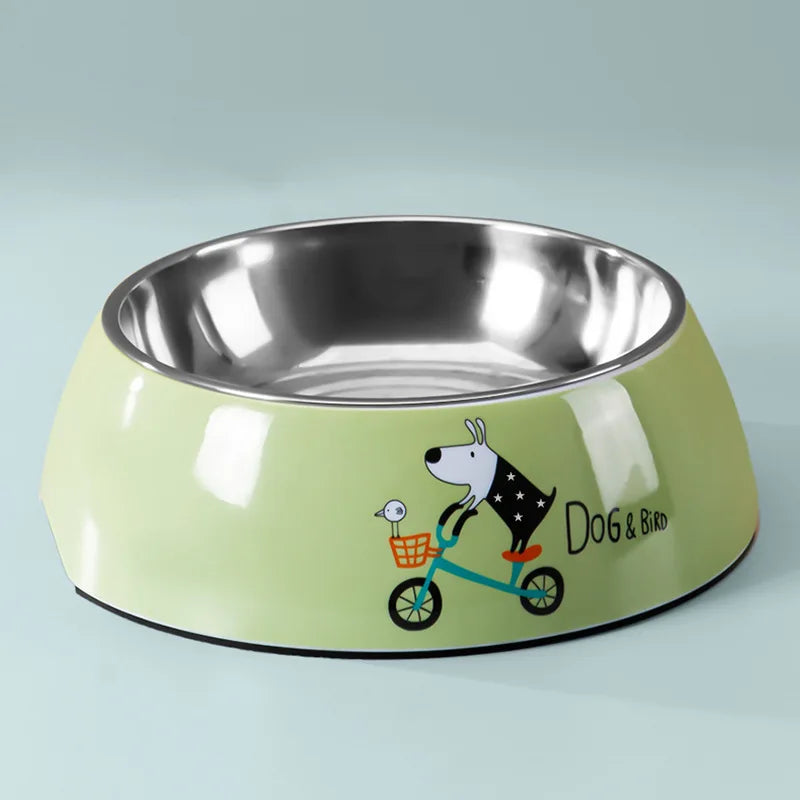 Gamelle antidérapante en acier inoxydable pour animaux de compagnie - Gamelle pour nourriture et eau