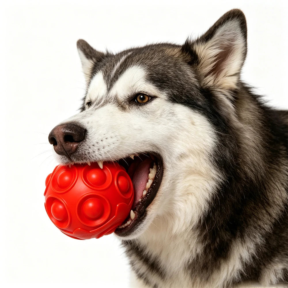 Indestructible TPR Dog Chew Toy for Aggressive Chewers