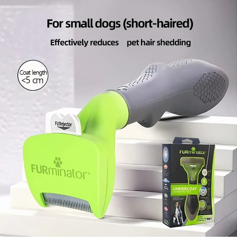 Pet Deshedding Grooming Brush for Dogs & Cats
