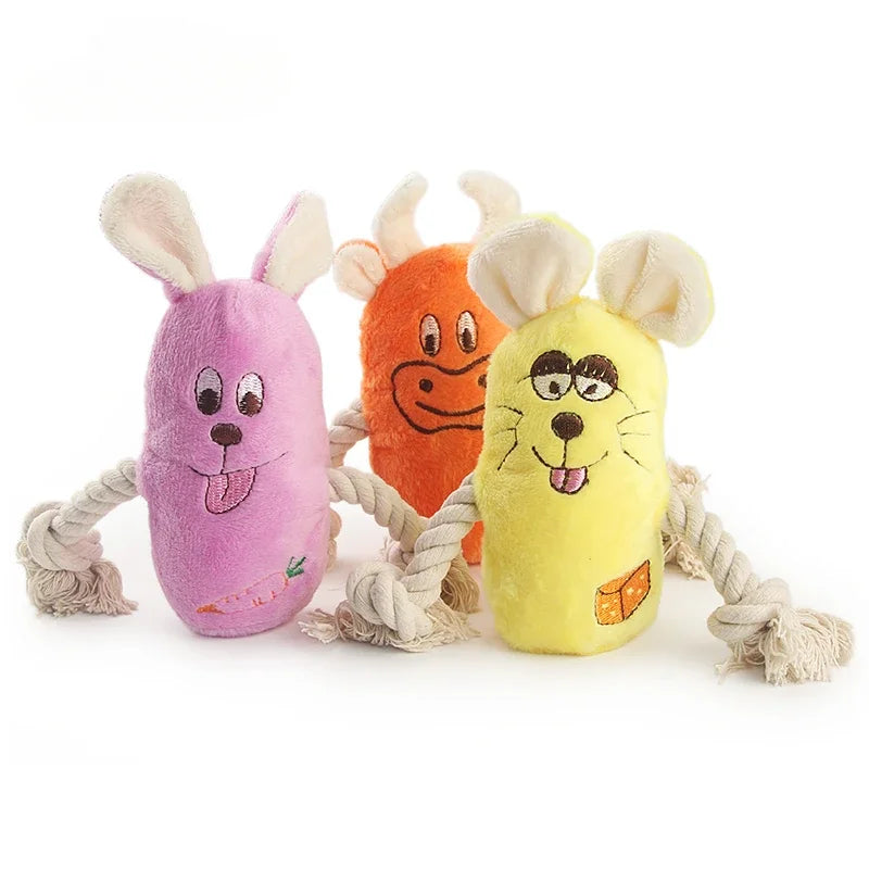 Squeaky Plush Chew Toy for Dogs