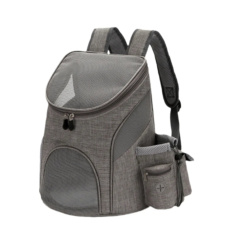 Solid Mesh Breathable Cat Puppy Travel Backpack S/L Pet Carrying Bag for Cats Kitten Small Dogs Pet Outdoor Supplies Accessories