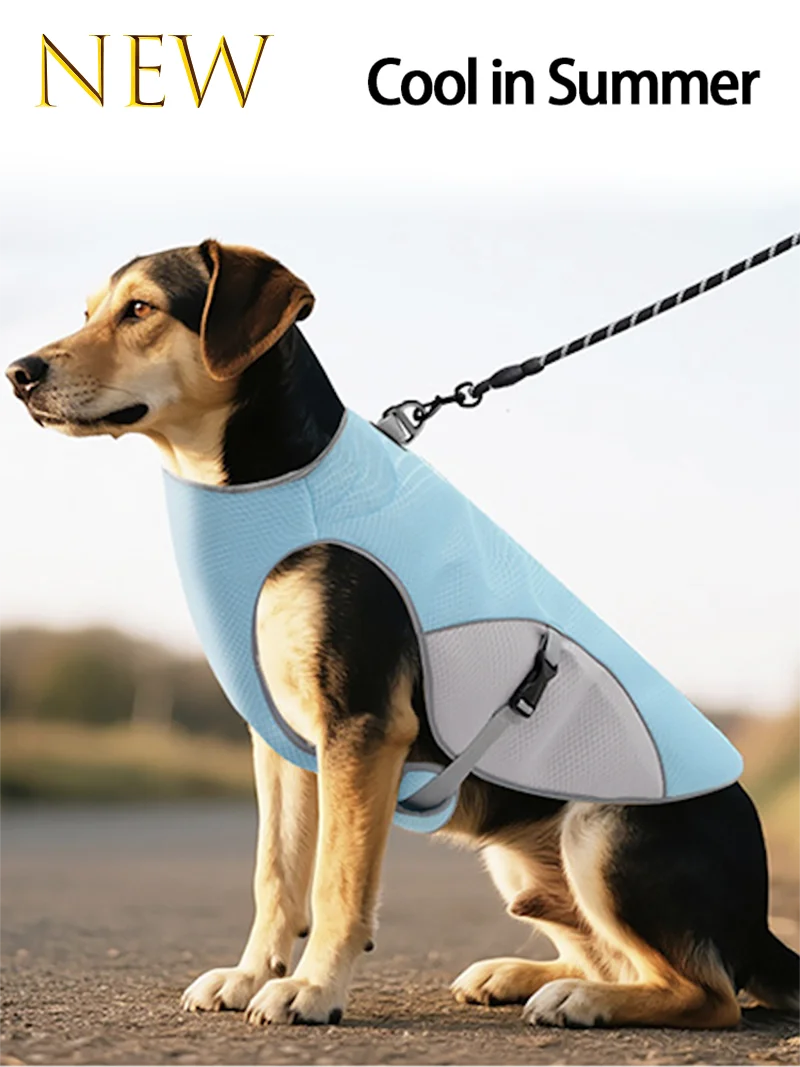 Dog Cooling Vest & Reflective Harness Jacket