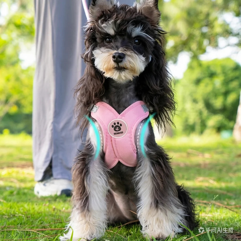 X-Shape Escape-Proof Dog Harness Vest with Leash