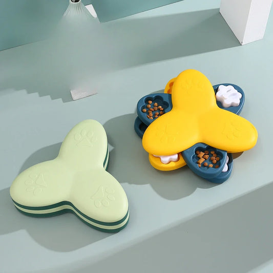 Slow Feeder Puzzle Bowl for Dogs and Cats