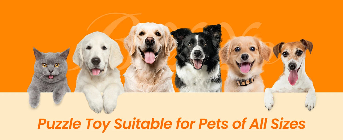 Interactive Dog Puzzle Feeder – Treat Dispensing Enrichment Toy