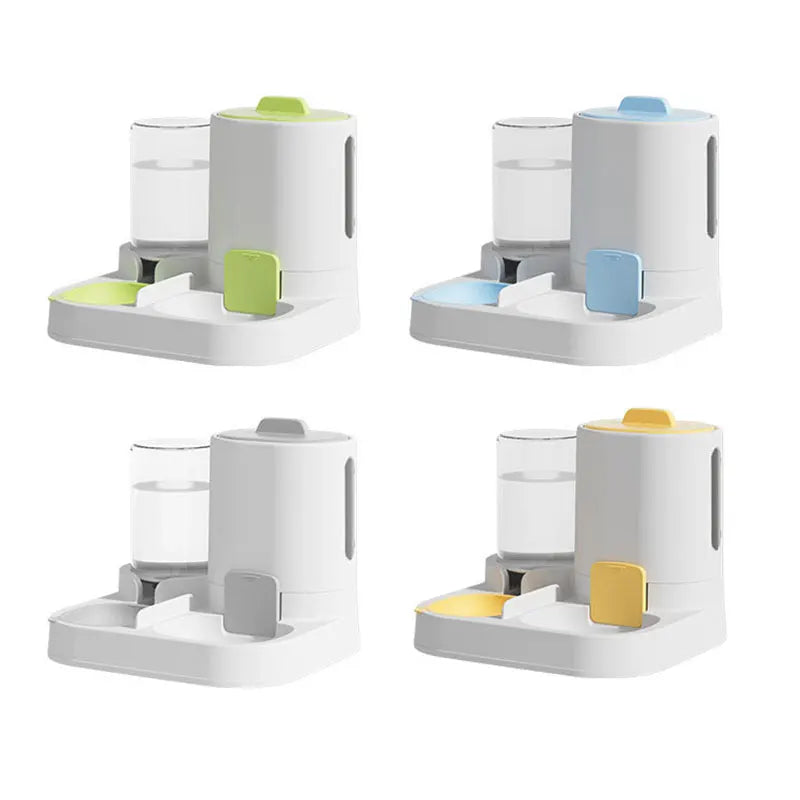 Gravity Cat Feeder & Water Dispenser