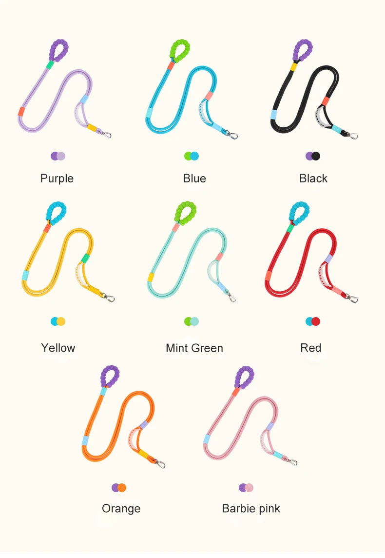Anti-Slip Nylon Dog Lead — Lightweight & Wear-Resistant