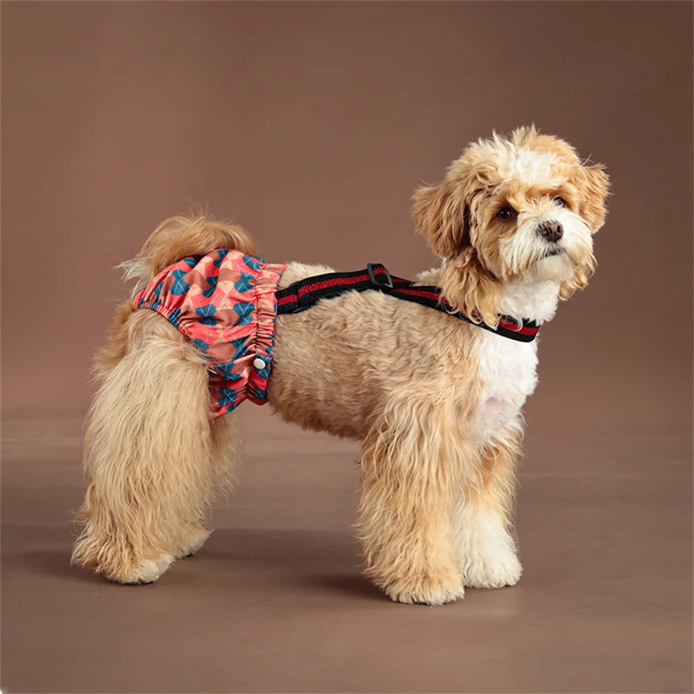 Reusable Washable Dog Sanitary Shorts for Female Dogs