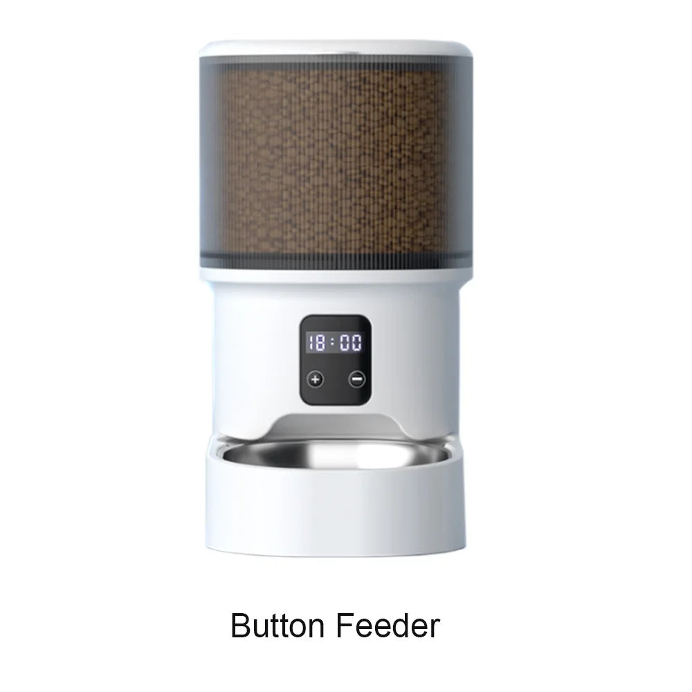 Smart WiFi Pet Feeder with Video Camera and Water Fountain