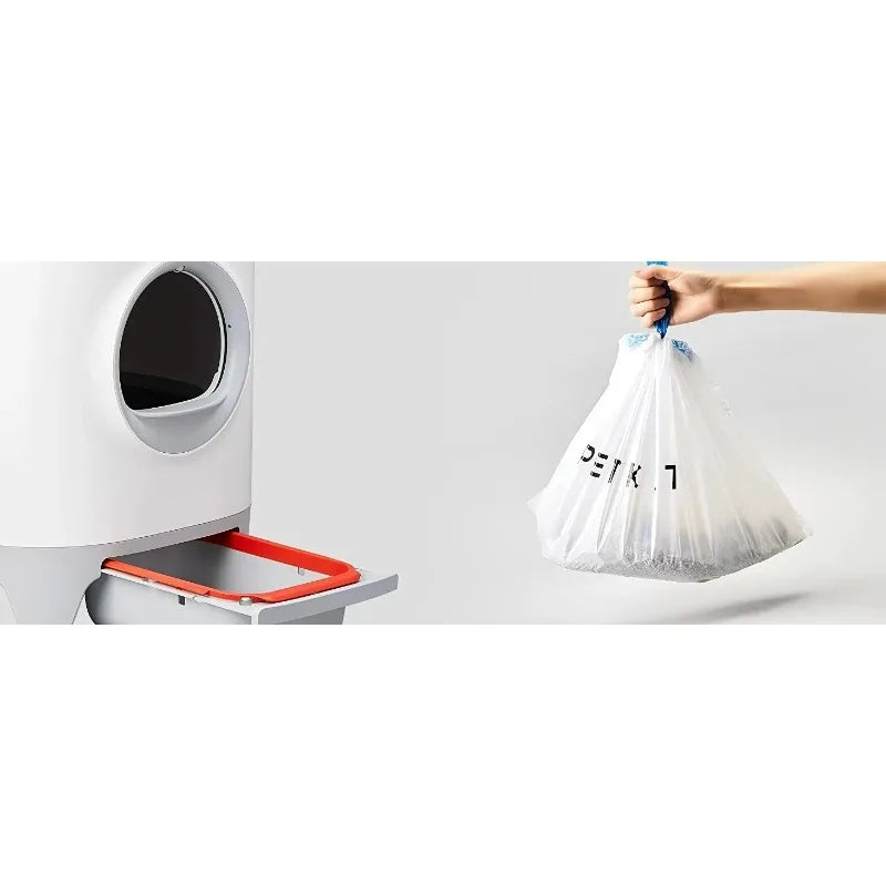 Replacement Waste Bags for PETKIT Smart Cat Litter Boxes – 20 Bags per Roll, Multi-Pack Options