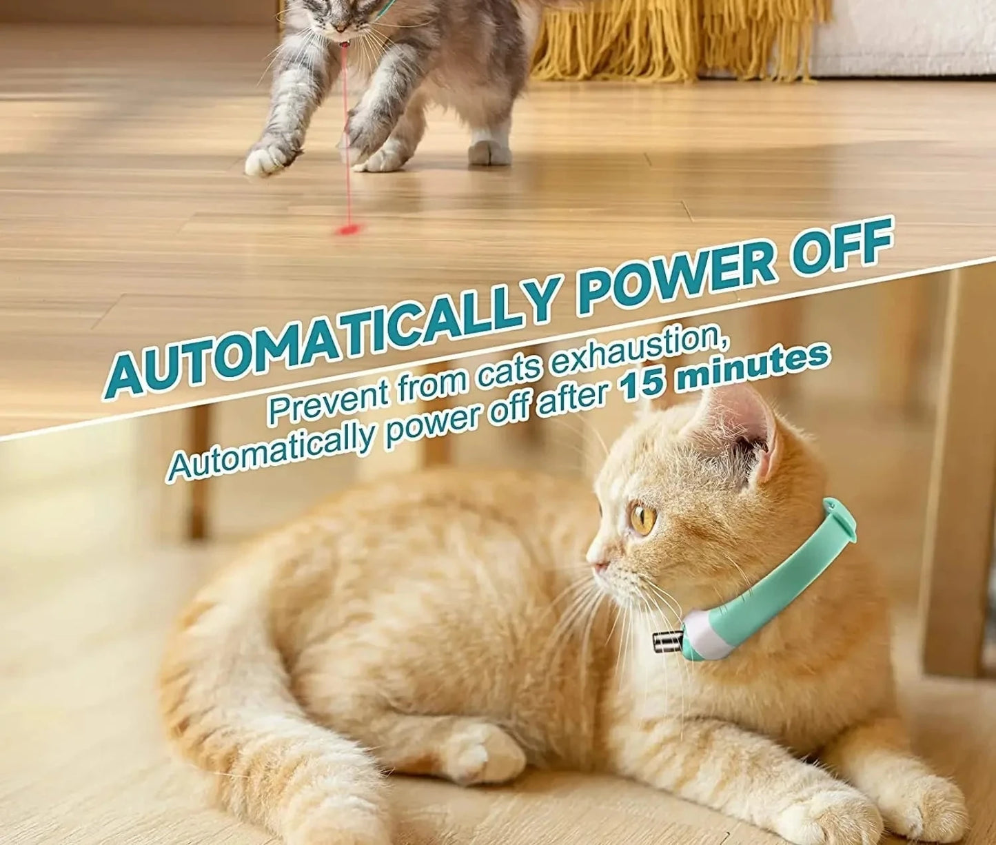 Smart Cat Laser Collar - Interactive Rechargeable Exercise Toy